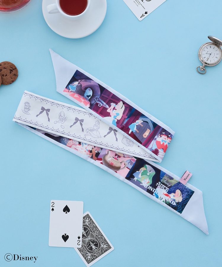 🎀【預訂】Maison de FLEUR x Alice in wonderland 絲巾