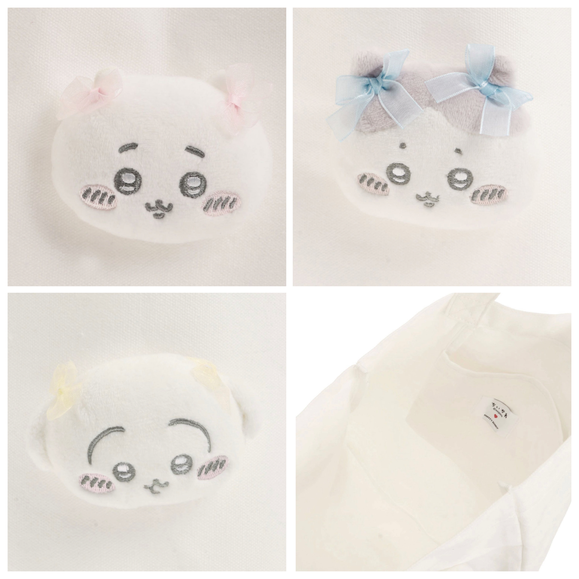 日本預訂📍日本Chiikawa x Merry Jenny立體公仔頭Tote Bag 不包郵 2026年8月中下旬出貨
