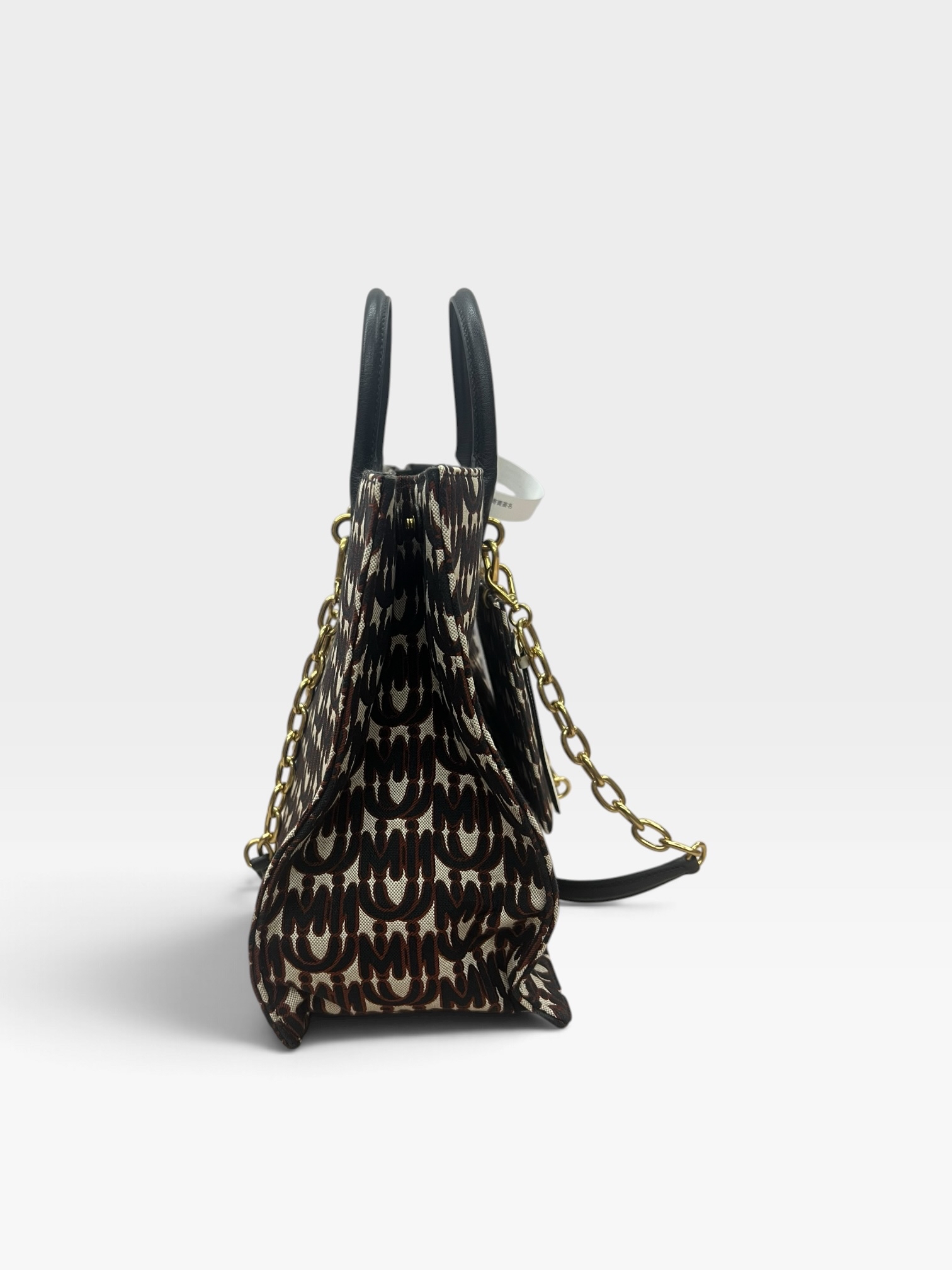 Pre-Owned Miu Miu Jacquard Fabric Tote Handbag /Product Code: 102306 