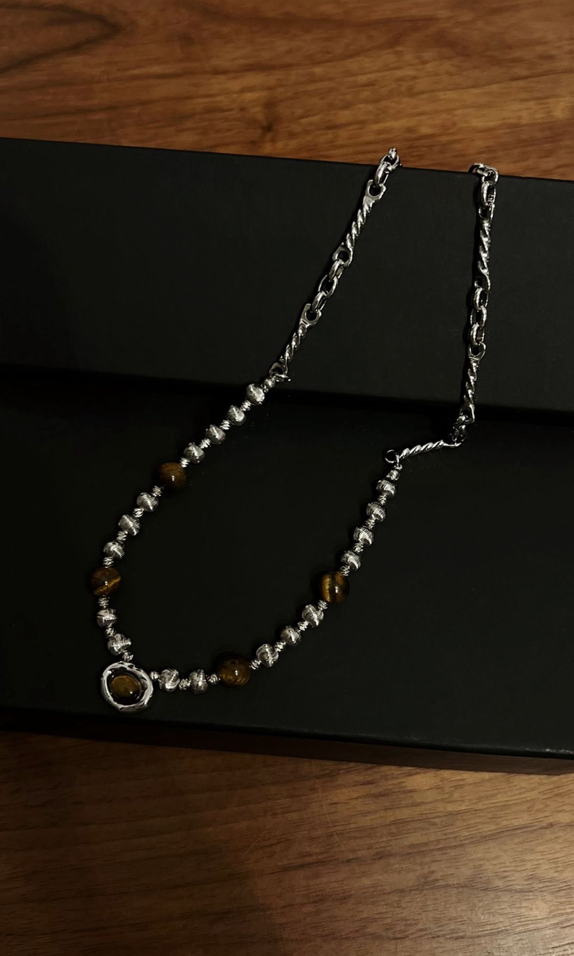 (日本選物店Learn Bun產品) Tigerite necklace 
