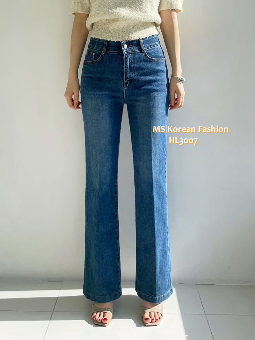 HL3007 韓國🌼Howluk春版熨線定型喇叭牛