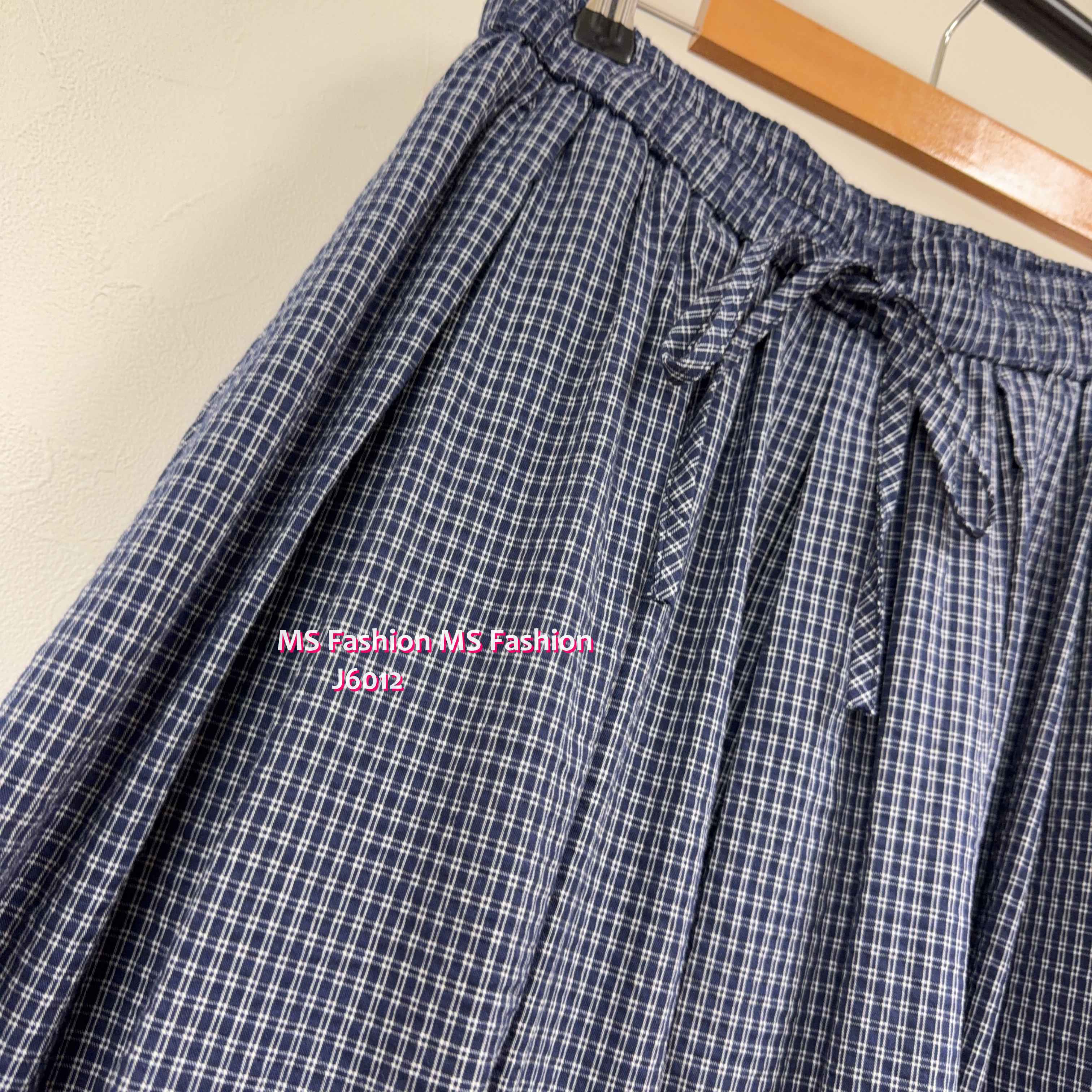 J6012 韓國🇰🇷格紋中長款半裙