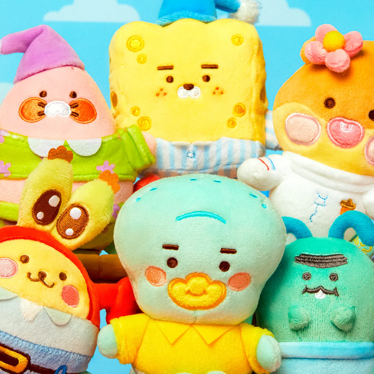 [KAKAO FRIENDS x SpongeBob] 公仔匙扣 (6款)