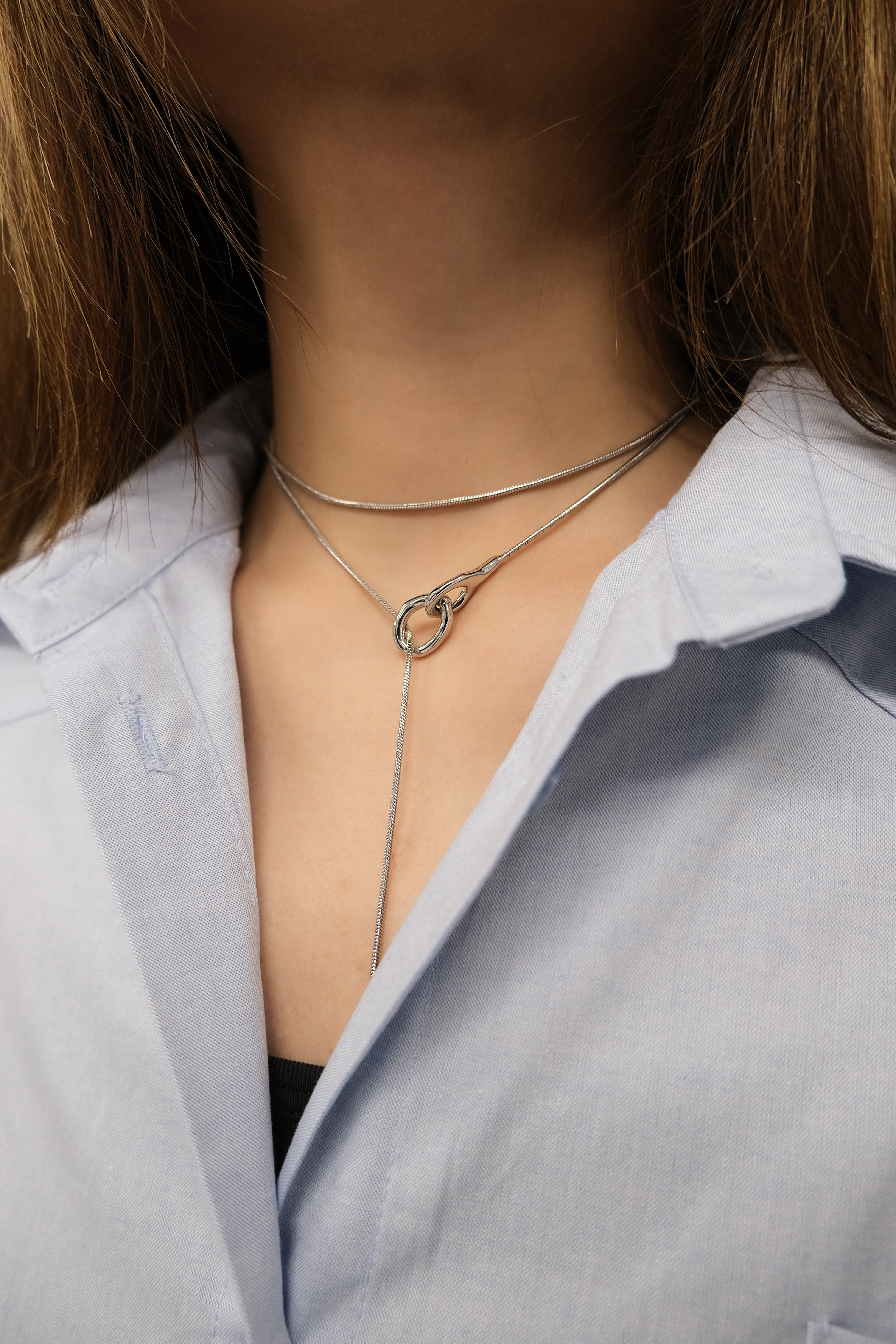 Dual Layer Toggle Necklace #acc25