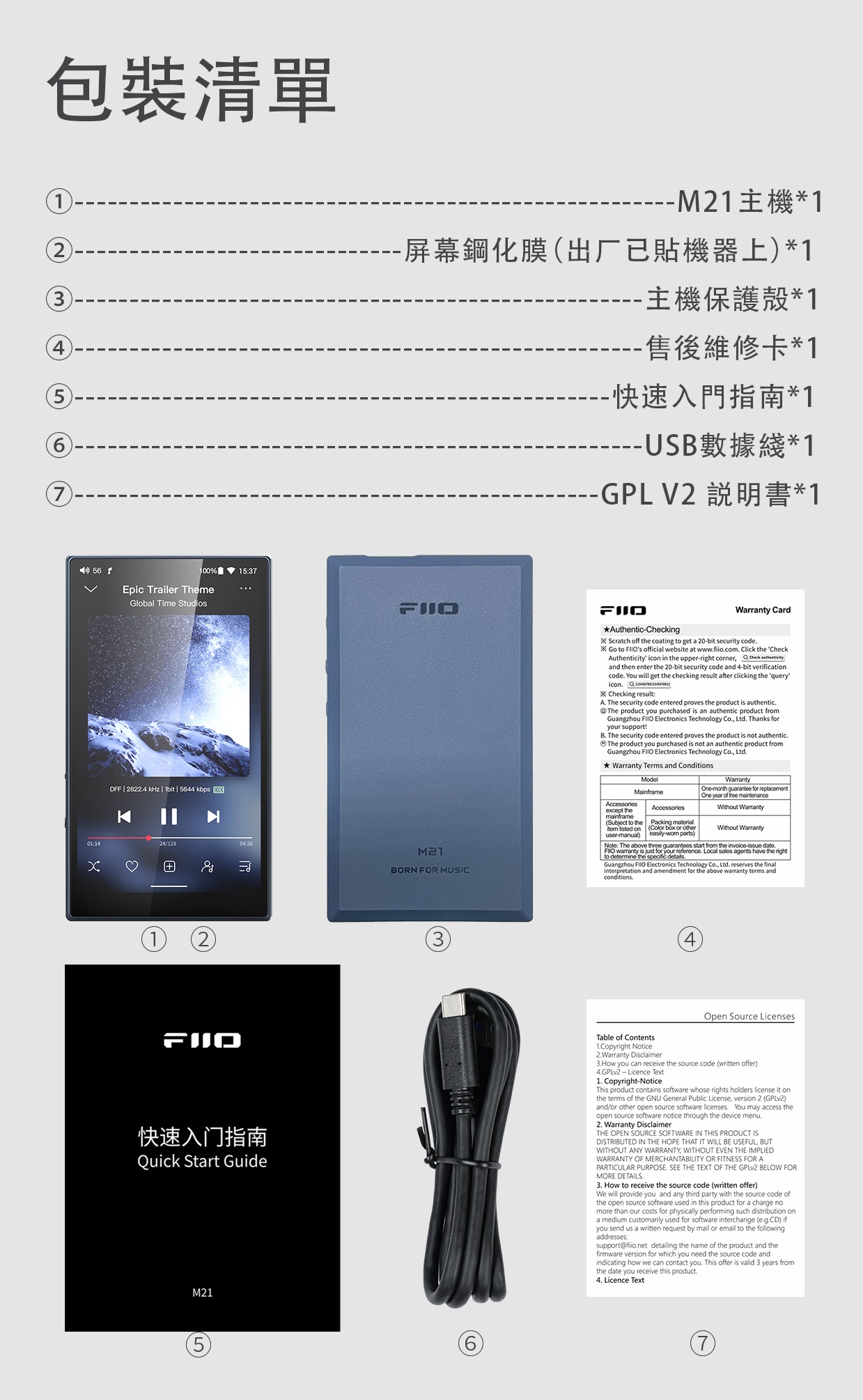 新增黑色 ~ 「芯」基準，新典範 ~ FiiO M21