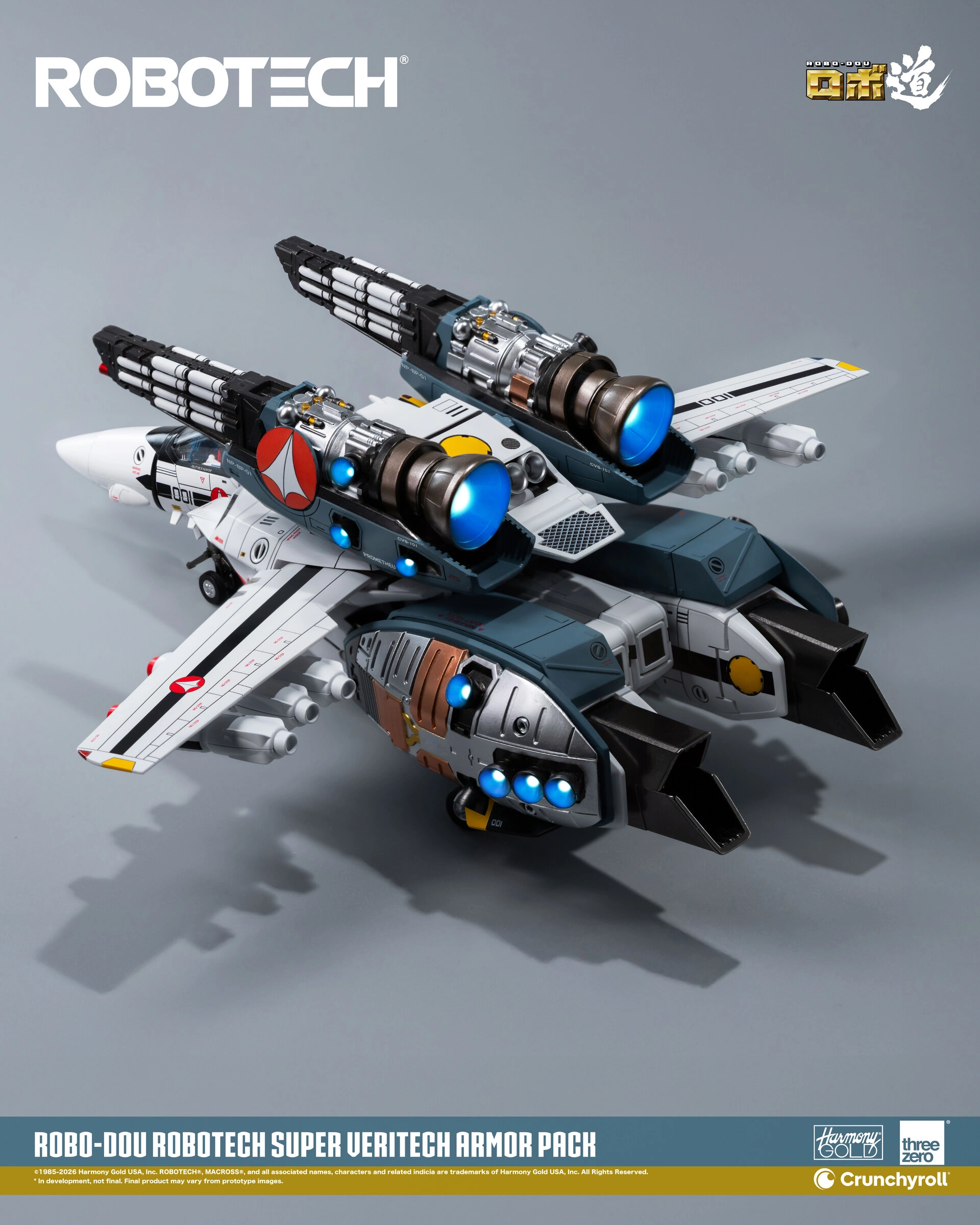 (預訂訂金 $200) (總價 $675) threezero ROBO道 超時空要塞 Macross VF-1S 變形戰鬥機超級裝甲包 (行版) ROBO-DOU Robotech VF‐1S Super Veritech Armor Pack (TZ-3Z1072) 