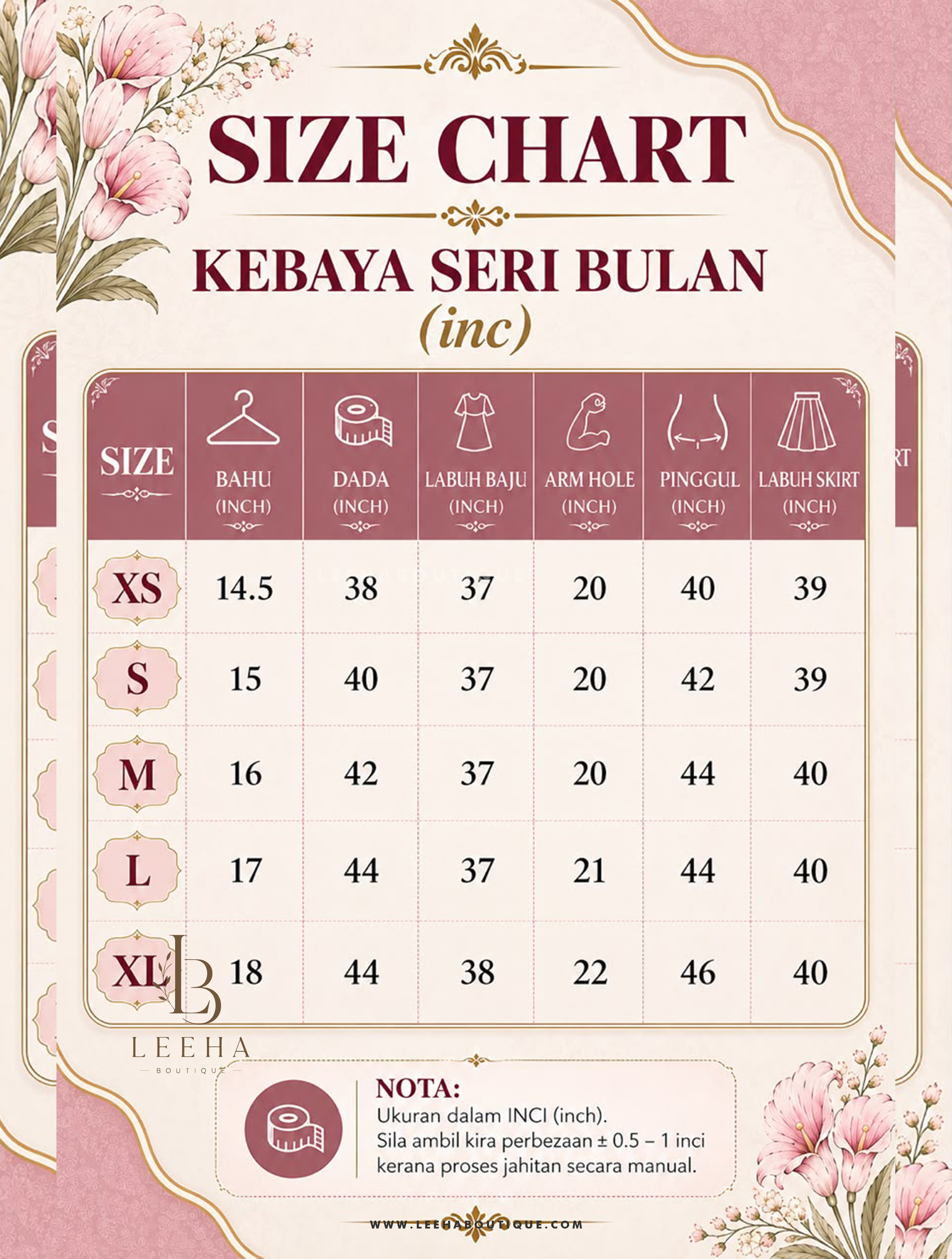KEBAYA SERI BULAN (MINT GREEN)