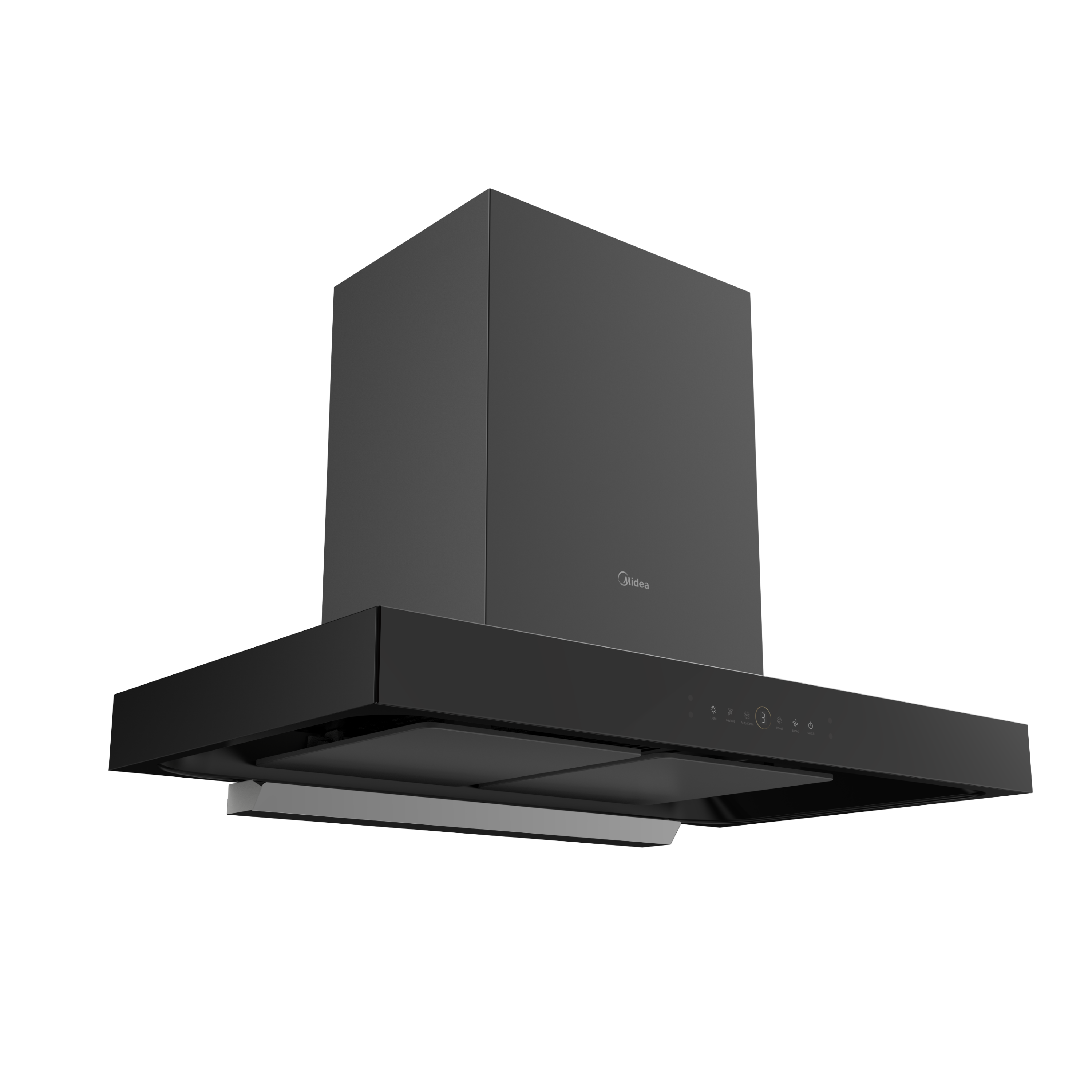 Midea 90cm Black Chimney Cooker Hood (MCH-90M86)