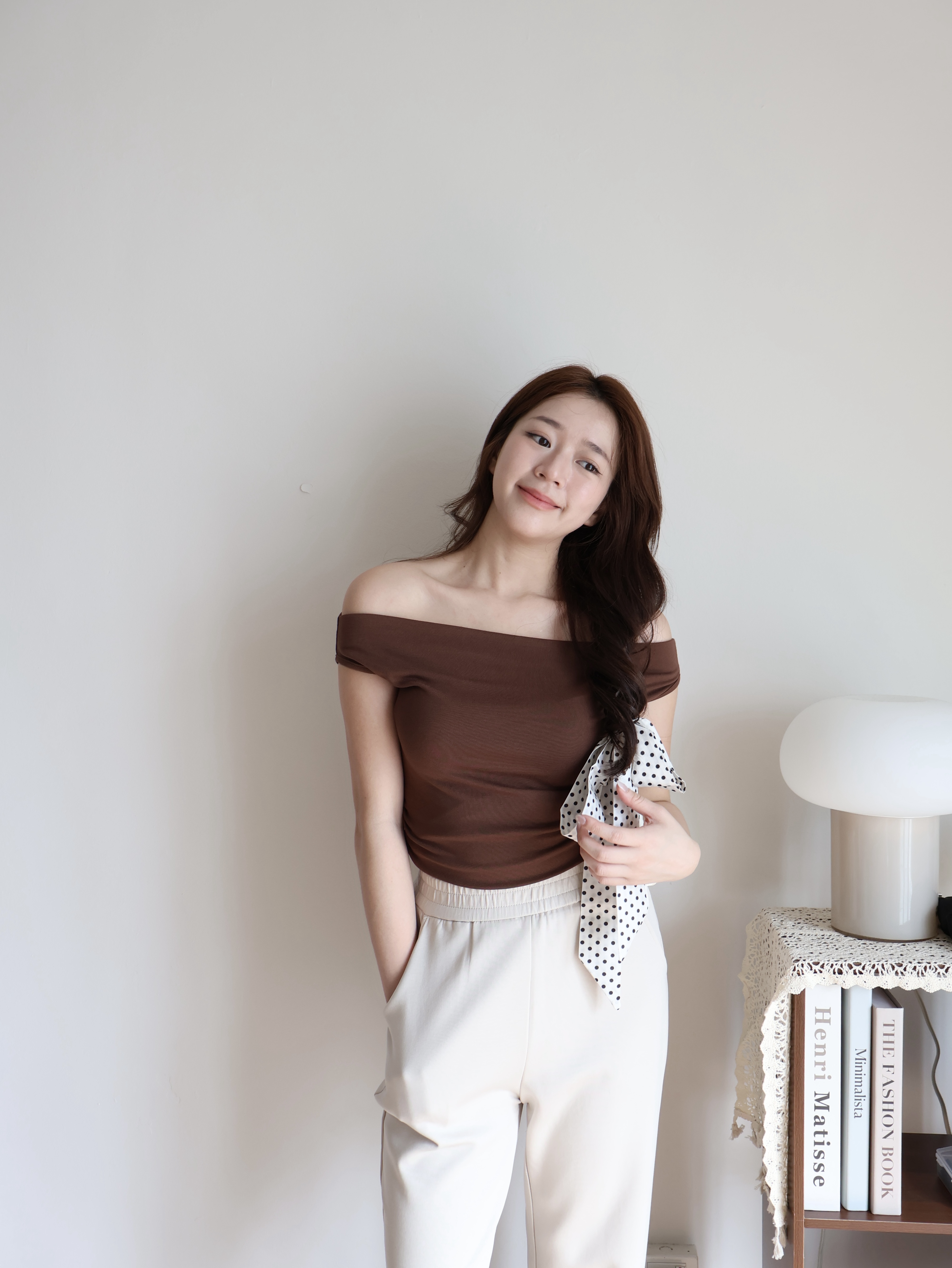 Rosie Cropped Top | Khaki