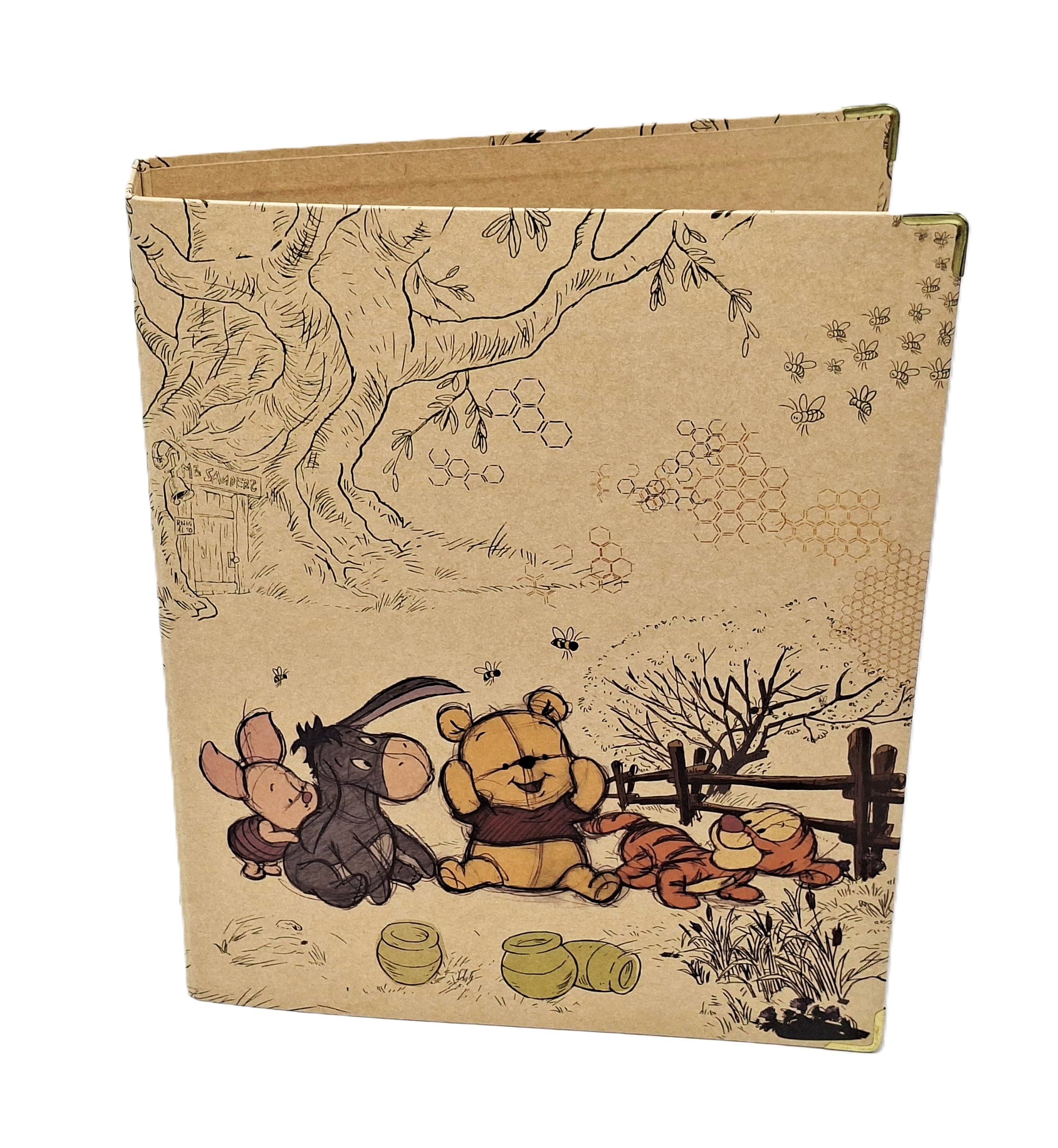 精裝3孔夾 Winnie the Pooh  維尼熊  (DPAC-31301B)