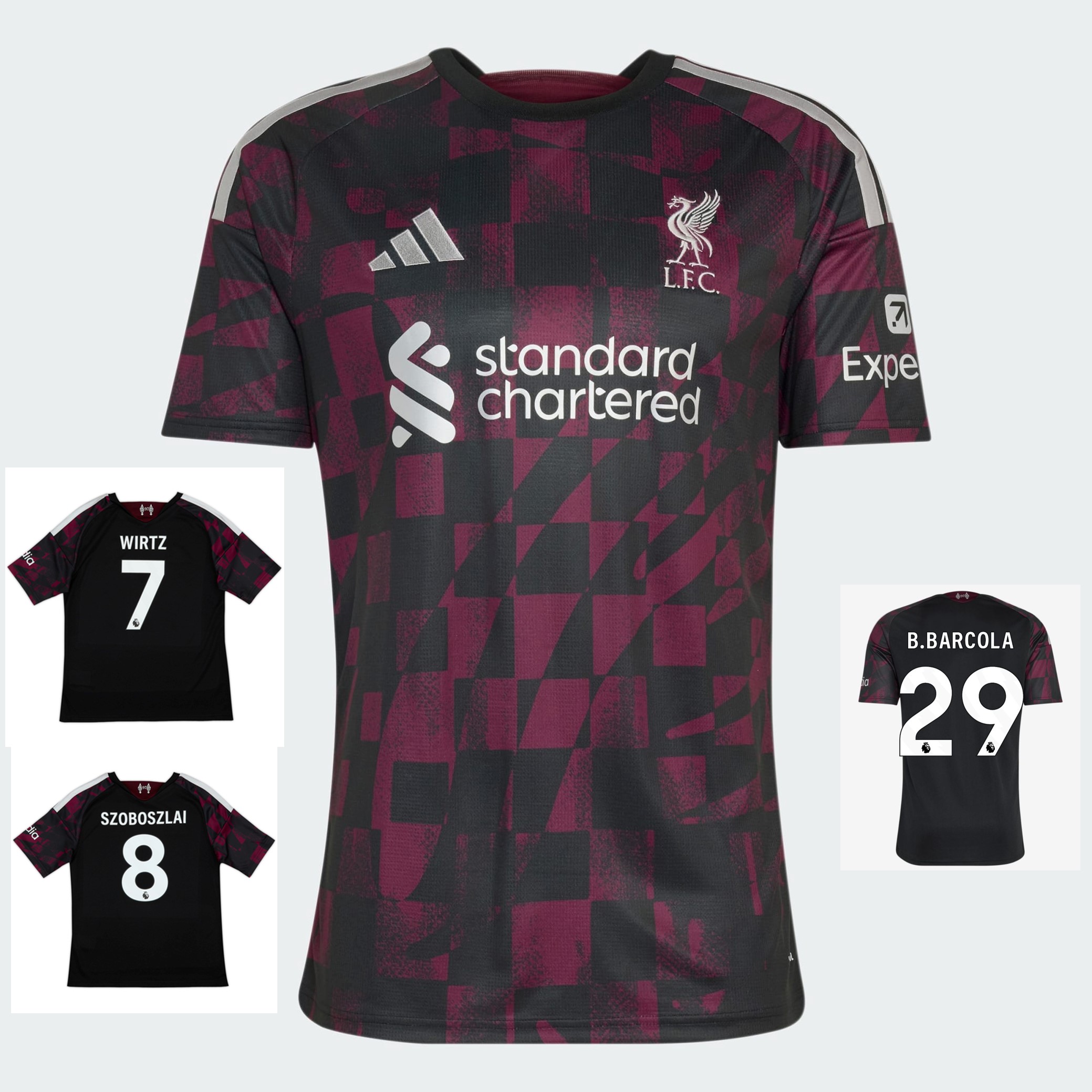 Adidas Liverpool 利物浦 2026-27 三客球迷版球衣 (可加印字章) KA6855