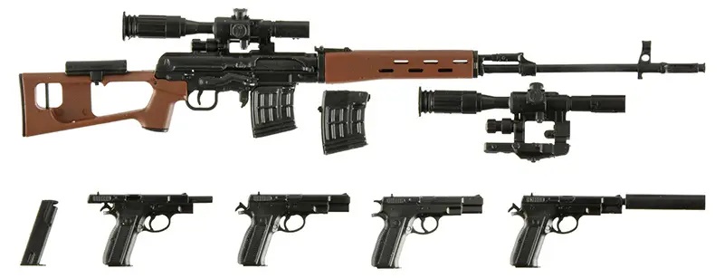 1/12 Little Armory [LA-GG02] GUNSLINGER GIRL Rico SVD / Cz75 Type