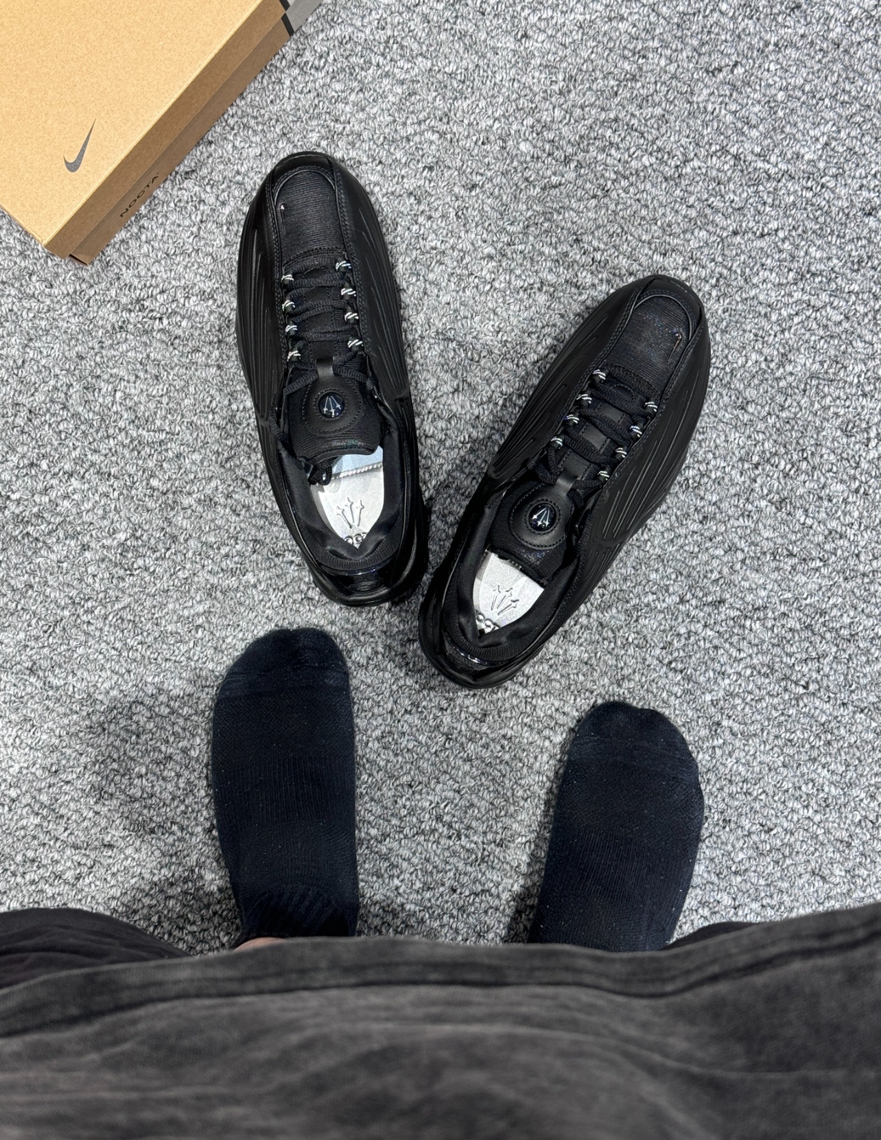 DZ7293-001 NOCTA x Nike Hot Step 2 Drake Black DZ7293-001