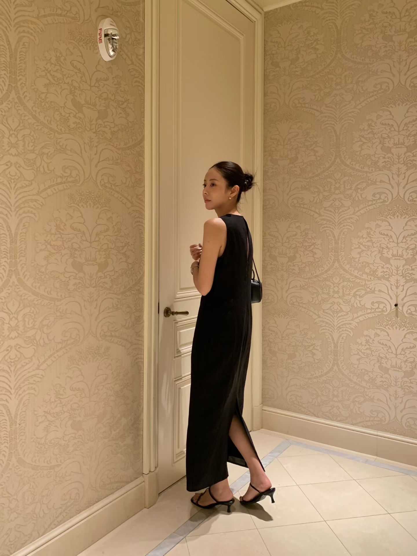 Elegant one piece long dress (with inner dress)