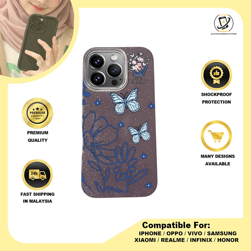 BLING CASE PHONE FOR IPHONE - DESIGN BUTTERFLY G