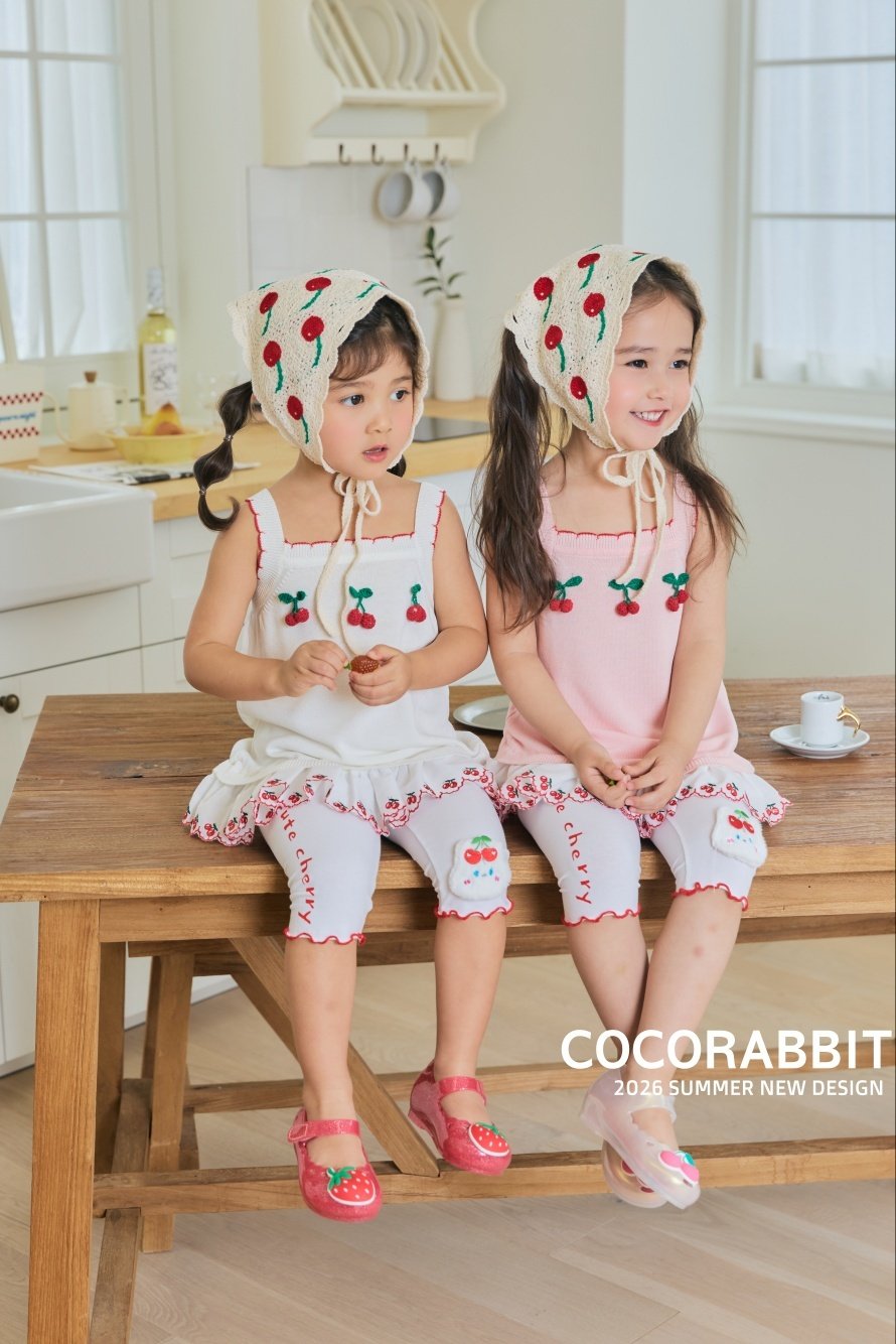 車厘子🍒 Vest / 車厘子🍒 兔仔 Legging / Hairband