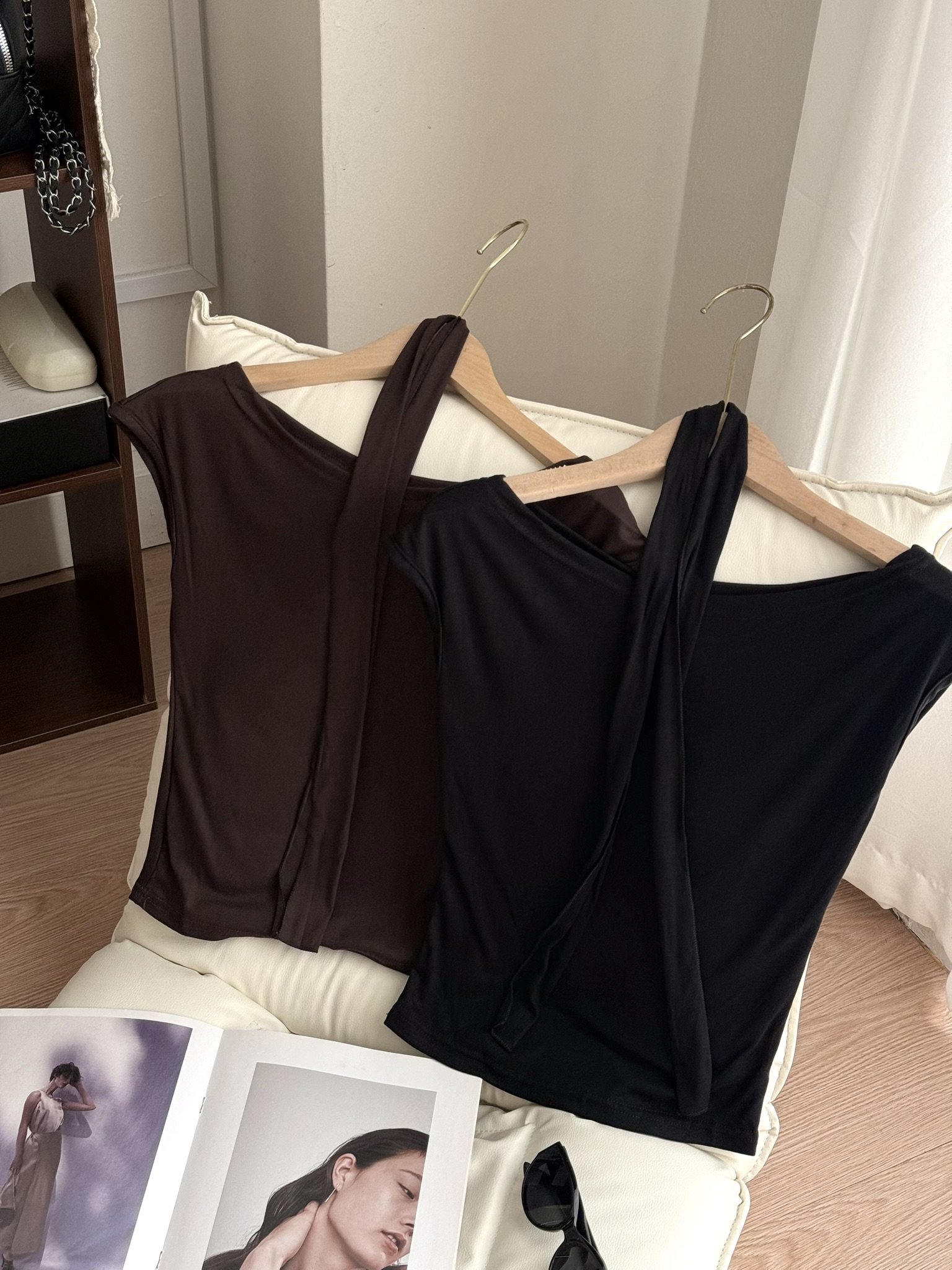 Hazel Cropped Top | Brown