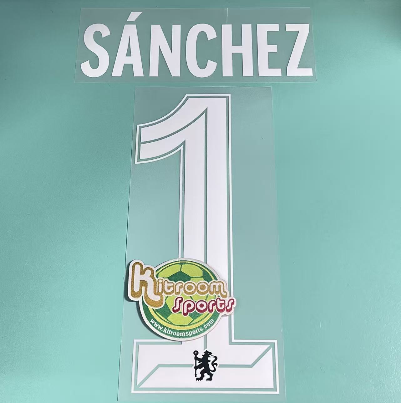 2023-24 Chelsea GK UCL Nameset #1 SANCHEZ