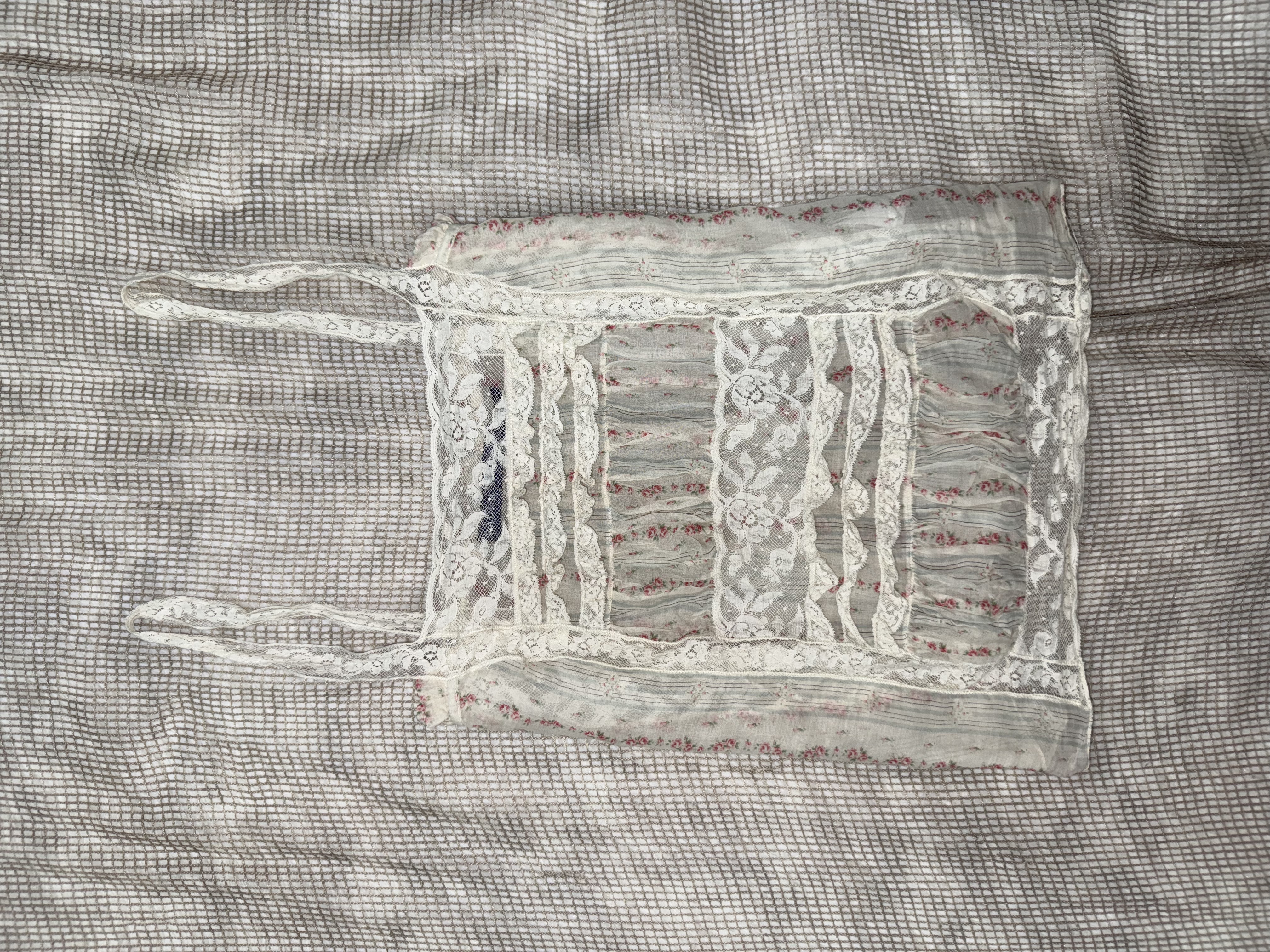 Square Neck Tiered Lace Panel Tank