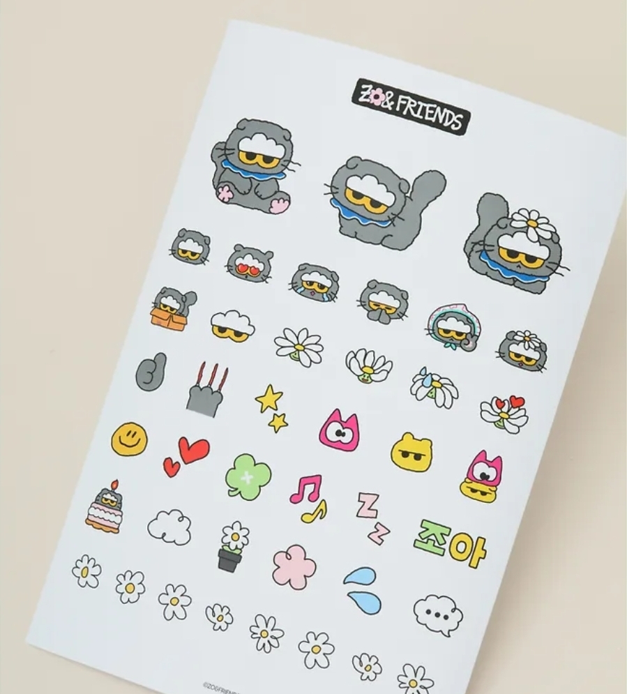 Zo&Friends ｜Lucky Shop 記事簿(附Sticker)