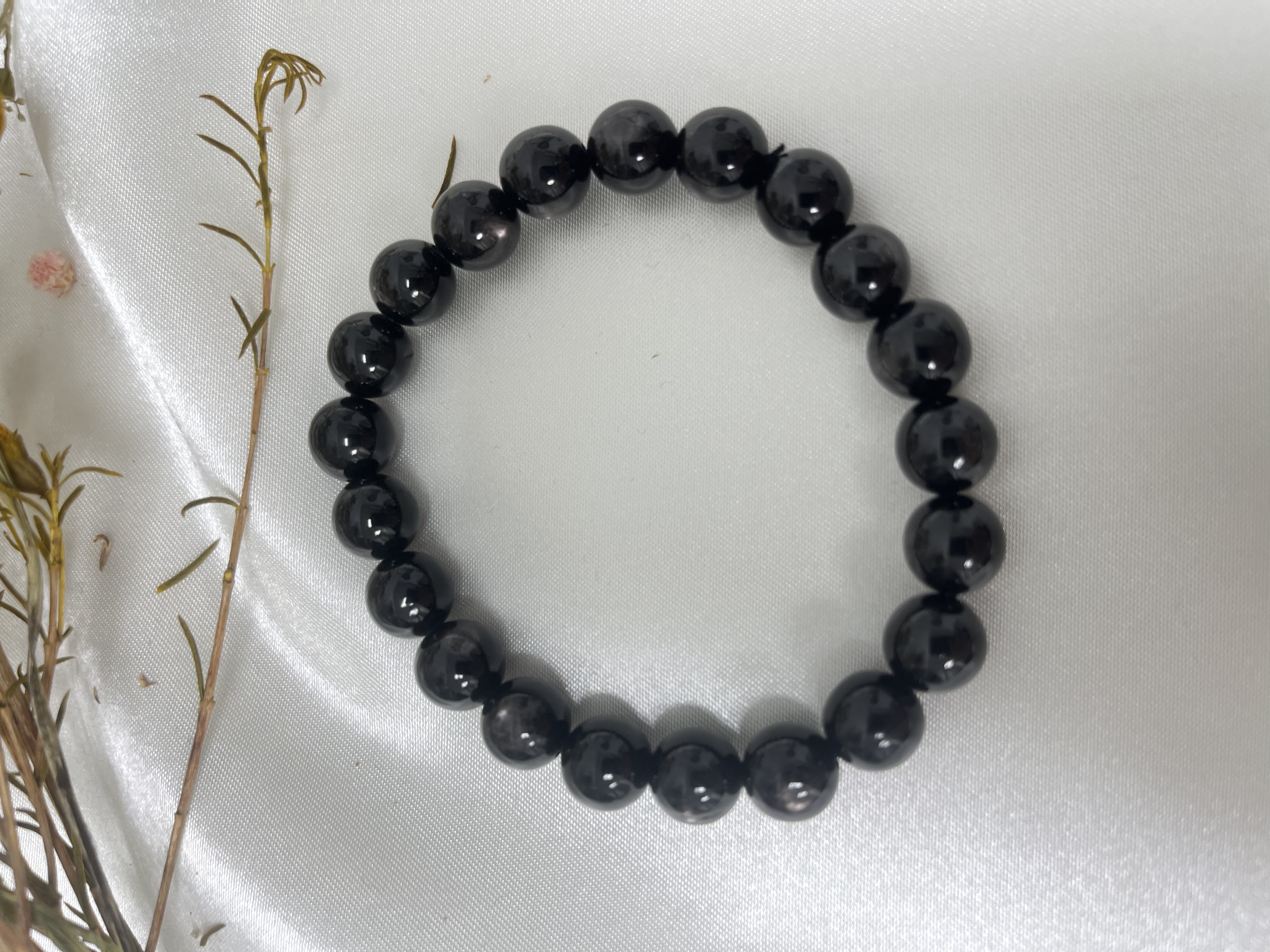 高品質十字星光金運石 9mm