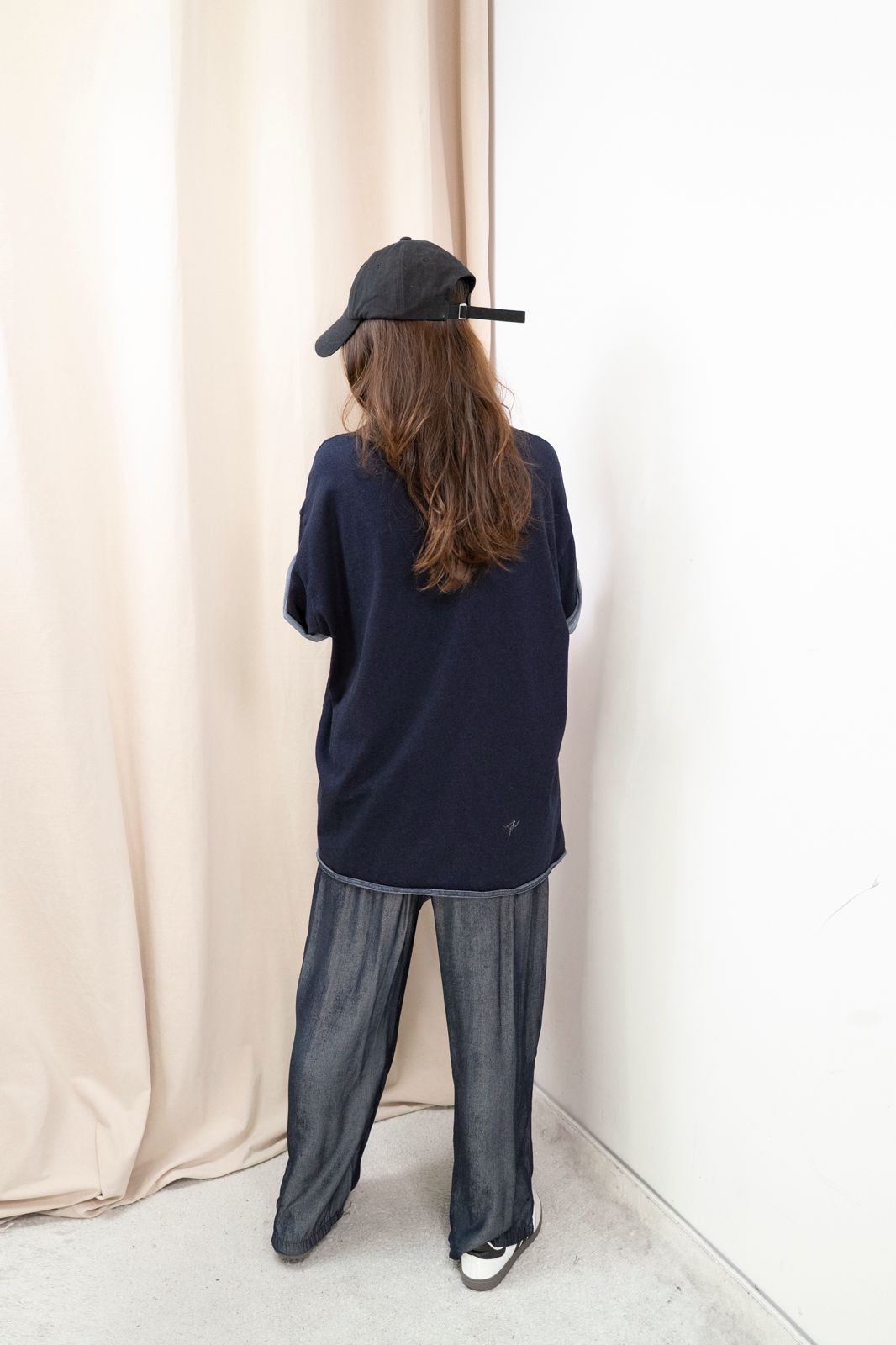 Oversize 牛仔Top（牛仔藍色）