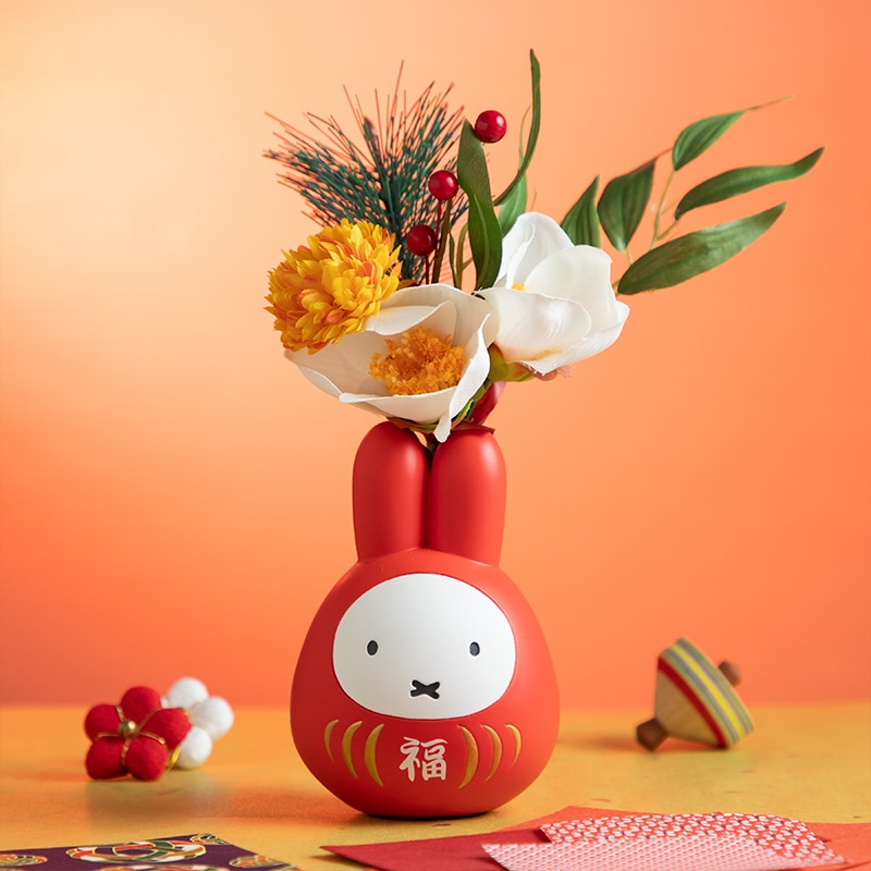 miffy MF 限定 達摩公仔試管花瓶 
