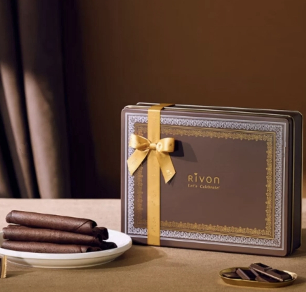 RIVON  RIVON 法式手作2.5雪茄卷 特濃巧克力 20入禮盒  |  牛油味 20入禮盒  