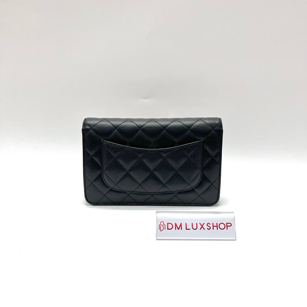 Chanel Black Caviar Classic Flap WOC (Microchip)