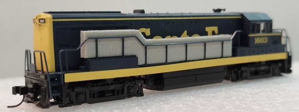 Atlas N' USA diesellok U25B PH.2A Santa Fe #1603 NEW from old inventory