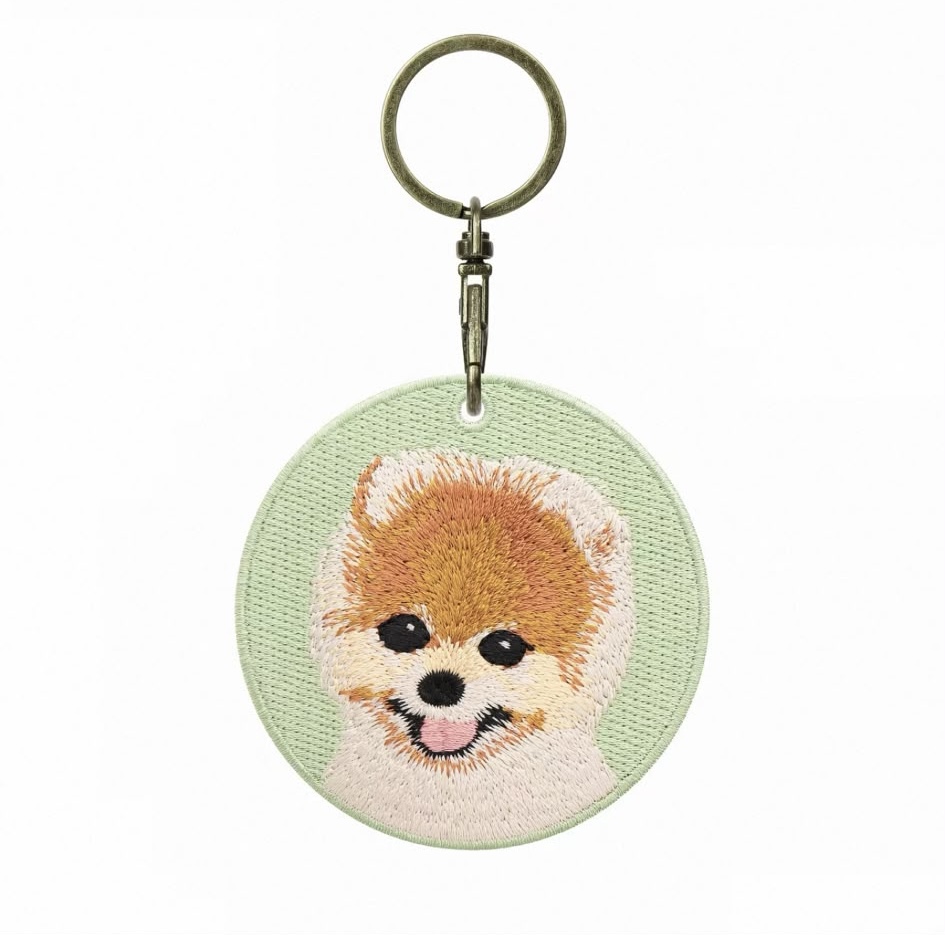 【犬類🦮】雙面刺繡吊飾