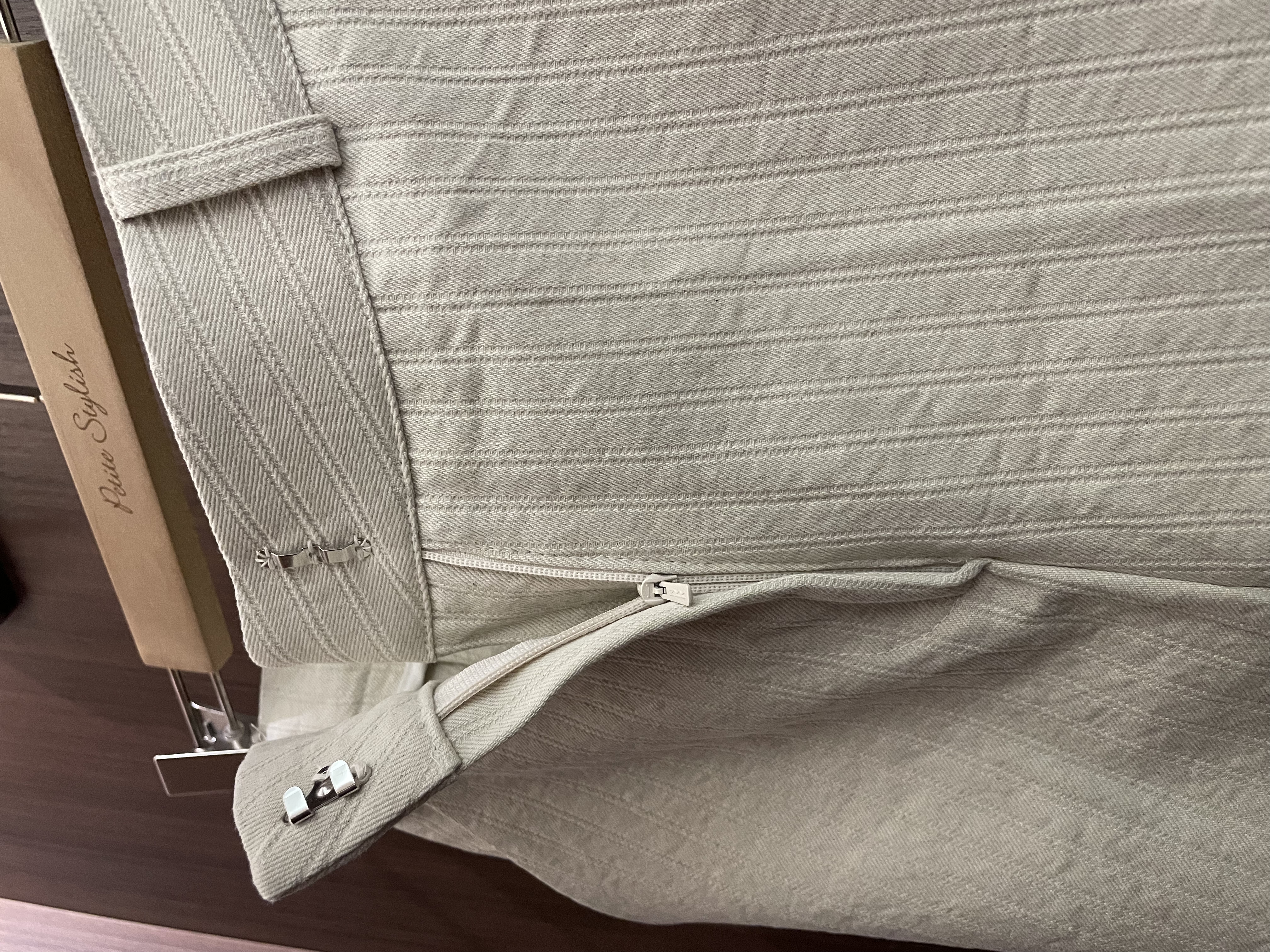 🍂RIBBED TWILL PANTS 