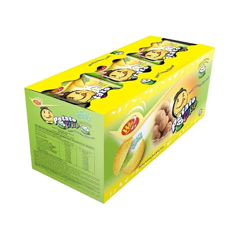 30pcs Win2 Potato Crisp Biskut [Vegetable/BBQ/Tomato/Curry/Sour Cream/Himalayan Salt]