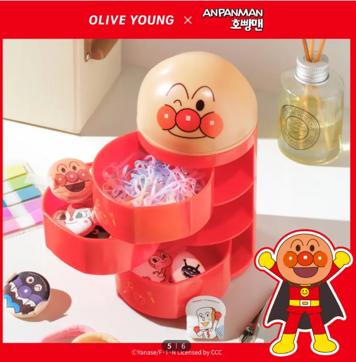 Olive young X 麵包超人 限定系列
