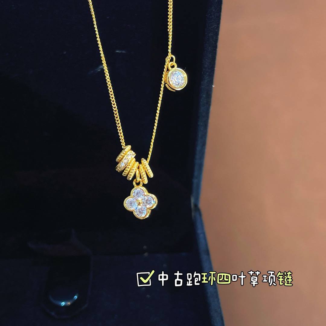 🆕中古跑环四叶草项链 🇨🇳