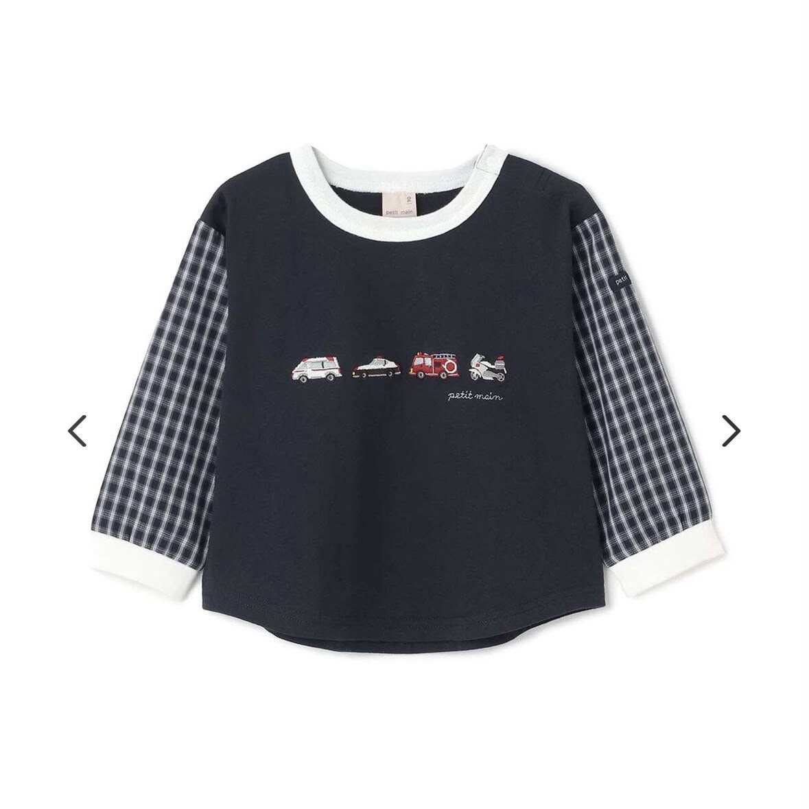 預訂款～#1071 🇯🇵日單 petit main 刺繡車車款上衣