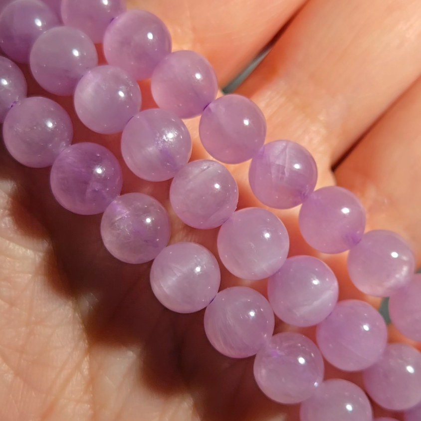 High-grade cat's eye kunzite bracelet - JW63