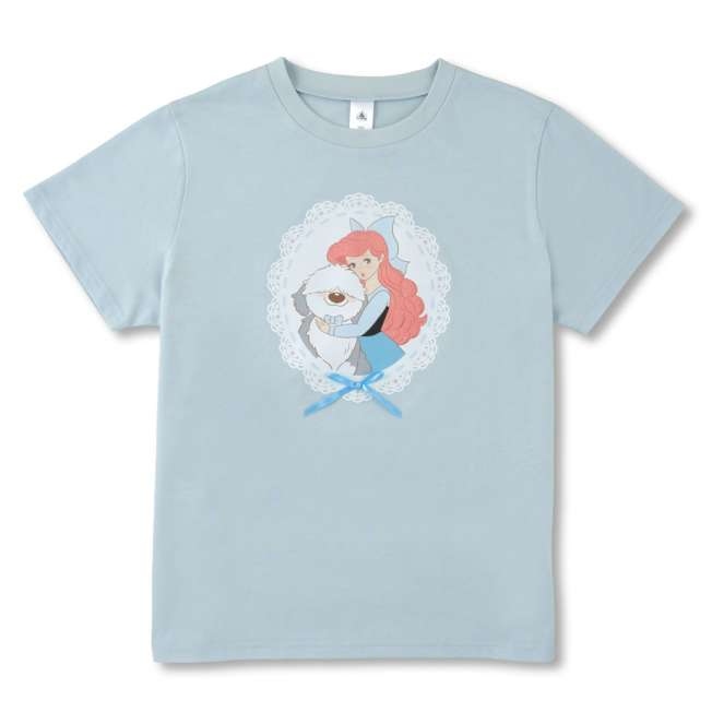  🌸 【預訂】Ariel & Max T-Shirt - The Little Mermaid.Illustrated by mikko