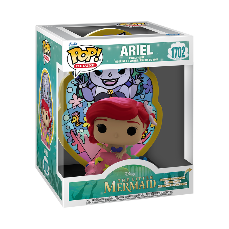 📦訂購 美國代購 Funko POP! Disney Deluxe Ariel (Ursula Stained Glass) Figure 小美人魚 模型