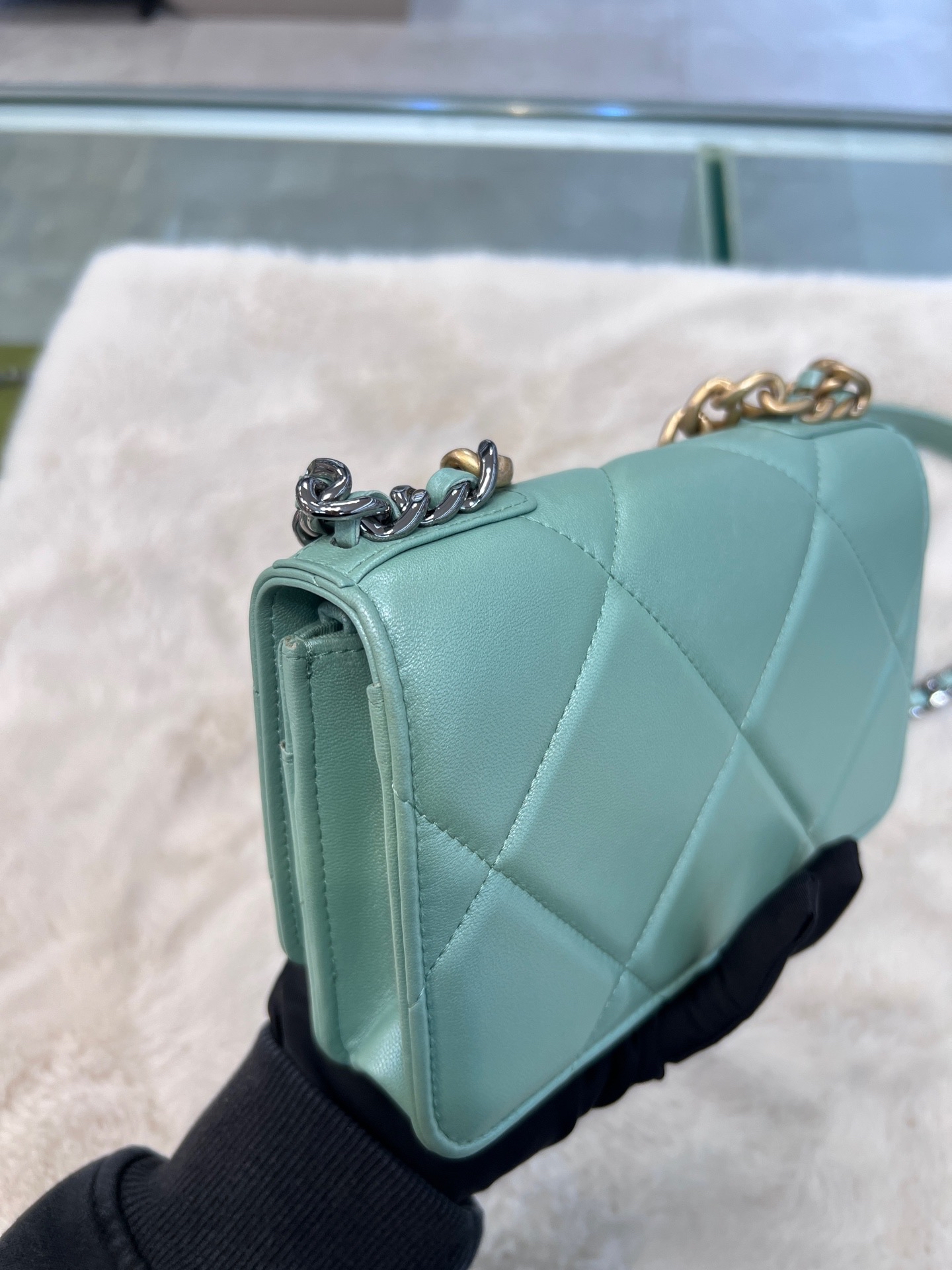 【預訂貨品】芯片款🪪 Chanel薄荷綠woc