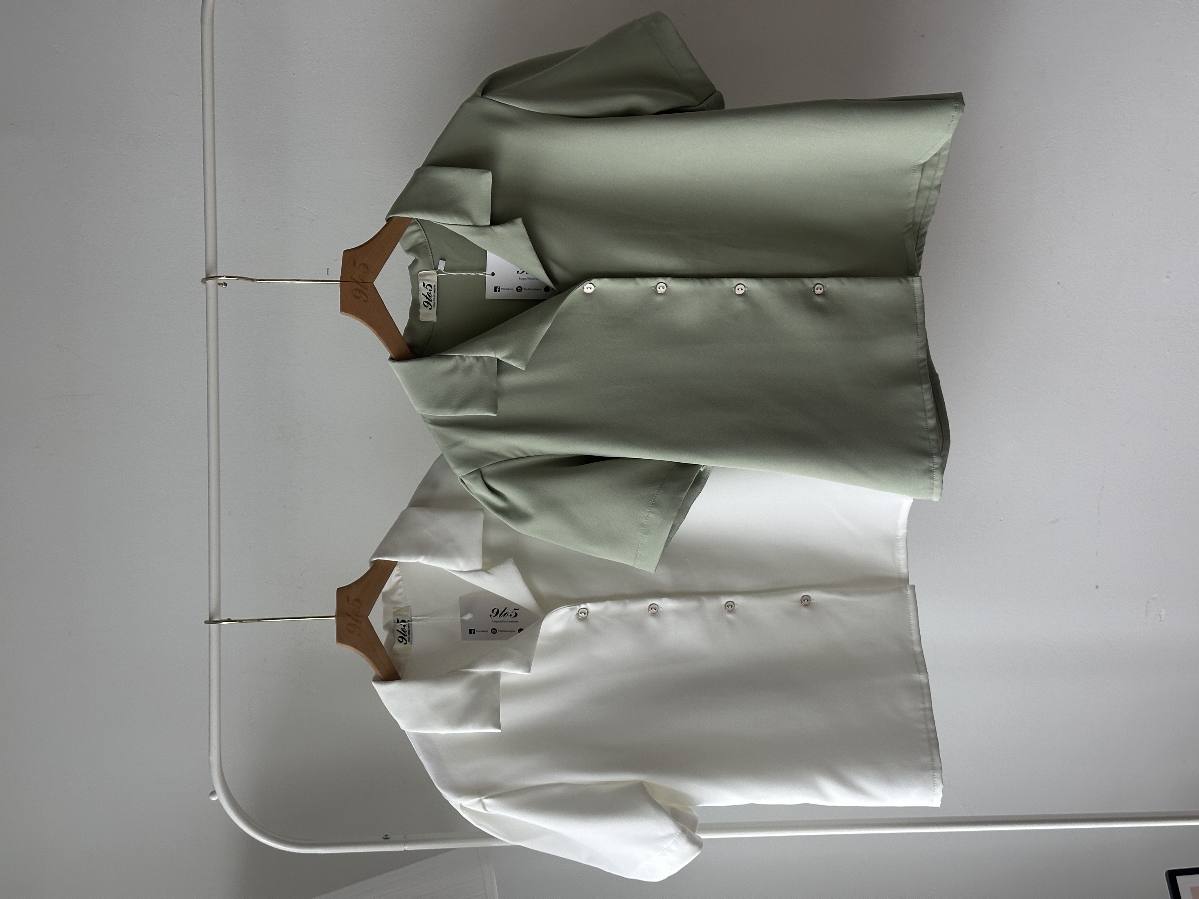 T4297 Puff Sleeve Oversize Shirt - 4 Colors 