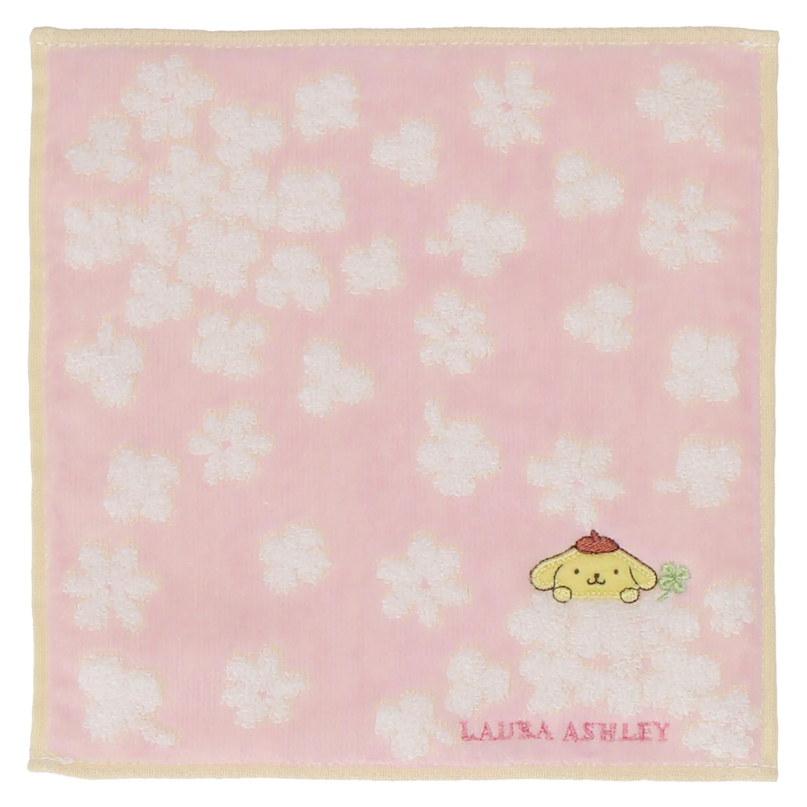 🎀【預訂】Laura Ashley x Sanrio Pompompurin 迷你毛巾 - K