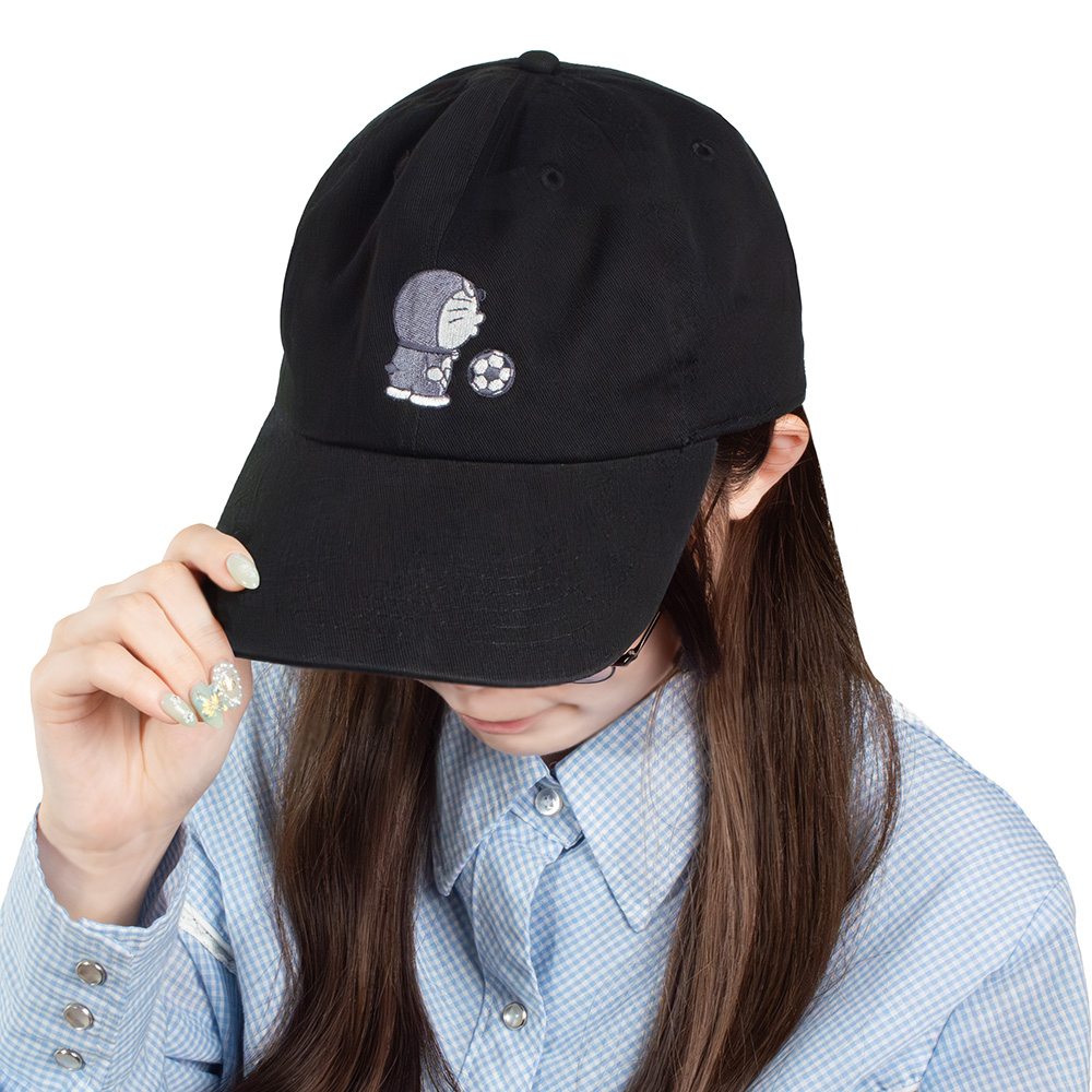 [訂購] 多啦A夢Cap帽 牛仔布 刺繡圖案 (DORA STORE系列)