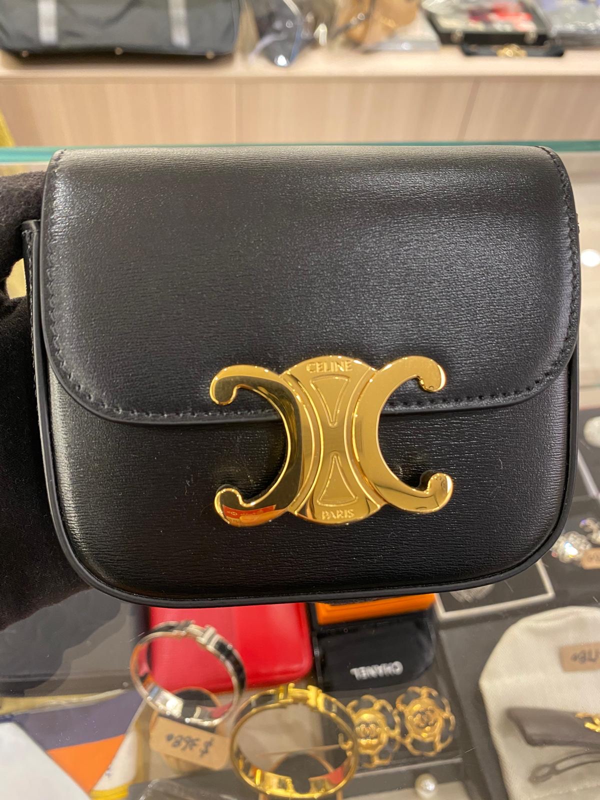Celine Triomphe mini 牛皮手袋
