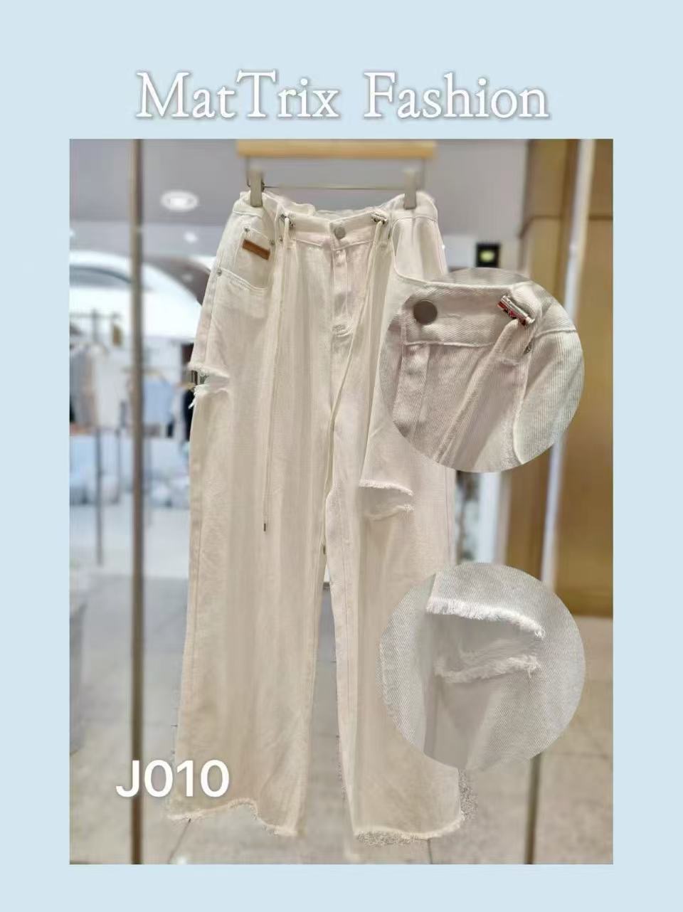 J010 拉索牛仔闊褲 原價$338