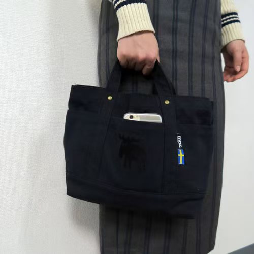 日本直送 瑞典 moz 帆布手挽袋 Tote Bag (M) | 收納萬用袋