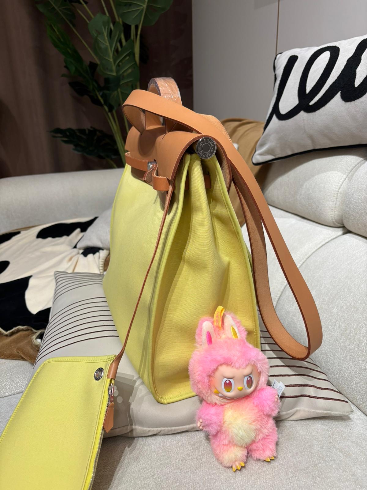 Hermes Herbag 39, 100%Authentic,98%new ✅key lockpad✅dust bag