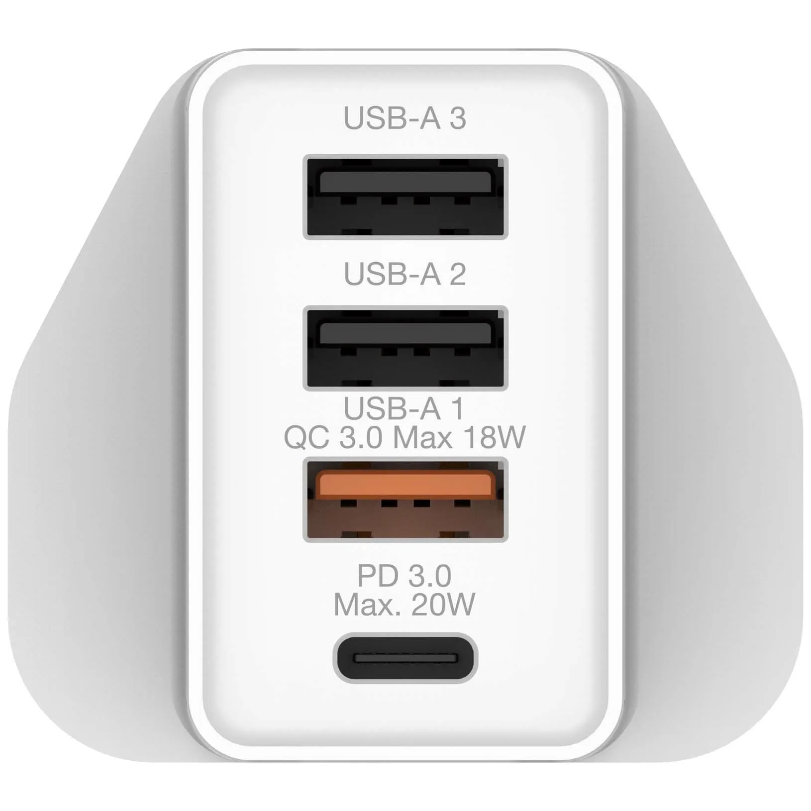 Verbatim 威寶｜4端口30W PD & QC 3.0 USB 充電器