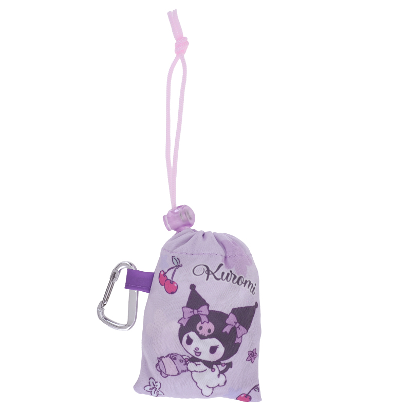 Kuromi Foldable Shopping Bag 便攜可摺式購物袋 (連爬山扣)