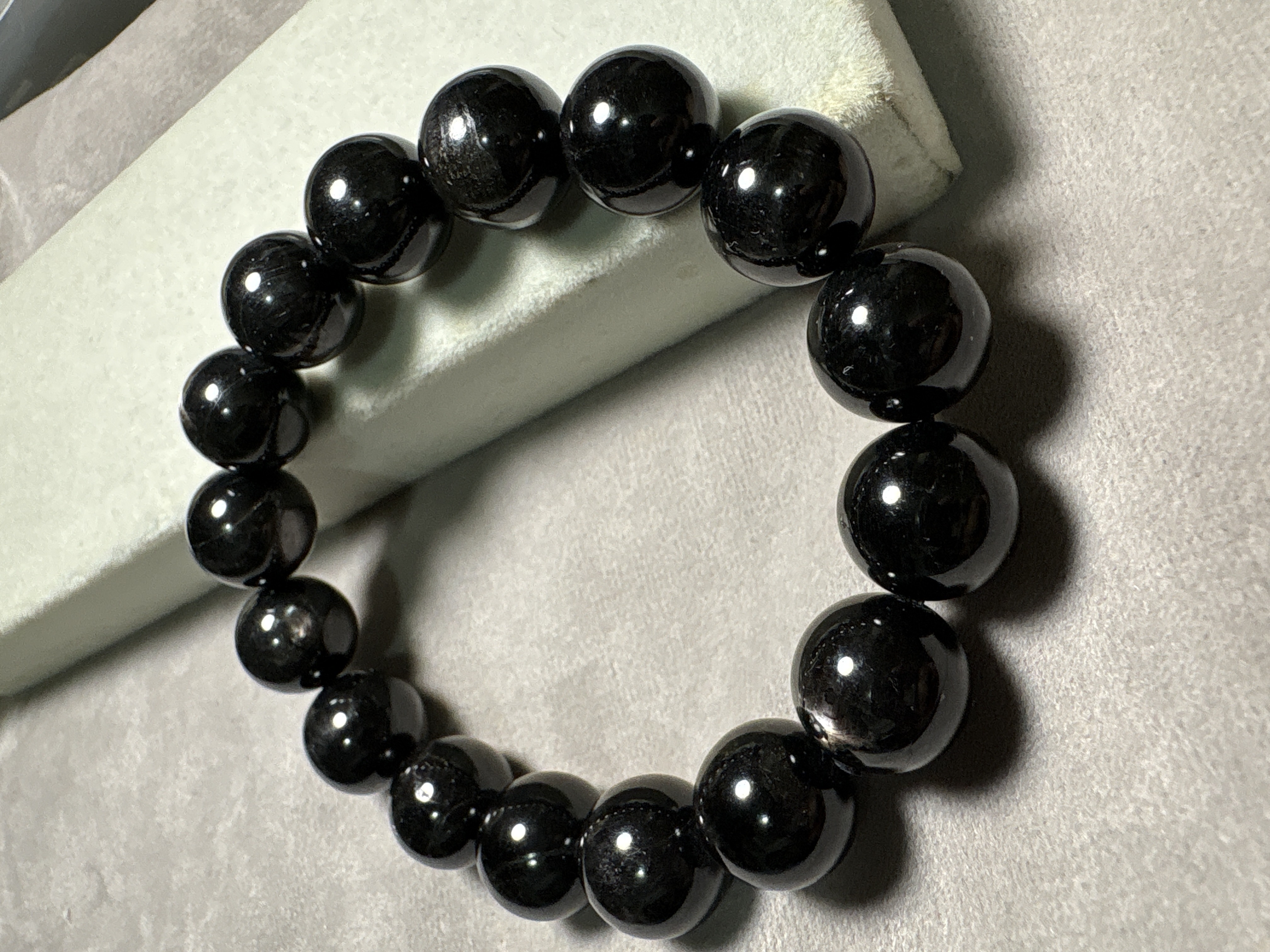 【能量】金運石銀線石手串 ｜附送證書No.3666 ｜12.5mm珠16cm手圍